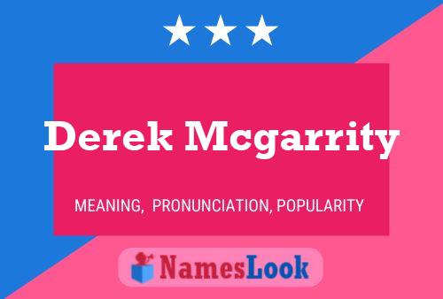 ملصق اسم Derek Mcgarrity