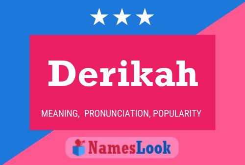 ملصق اسم Derikah