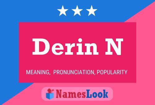 ملصق اسم Derin N