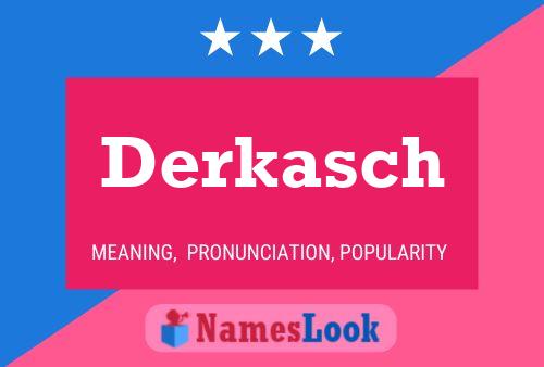 ملصق اسم Derkasch