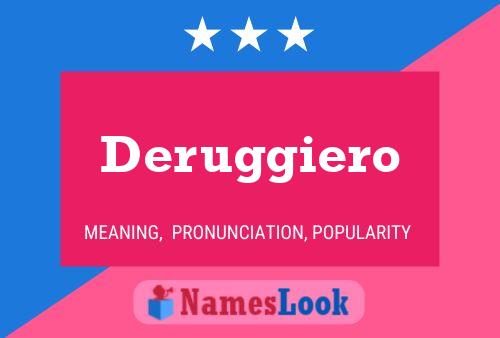 ملصق اسم Deruggiero