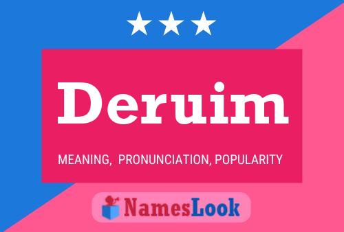 ملصق اسم Deruim