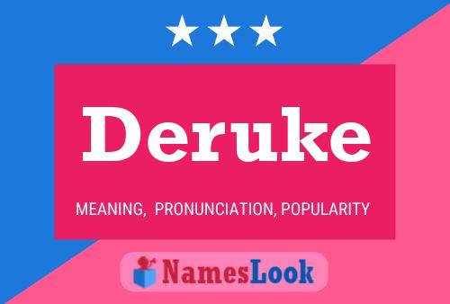 ملصق اسم Deruke