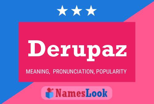 ملصق اسم Derupaz