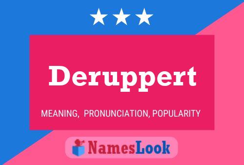 ملصق اسم Deruppert