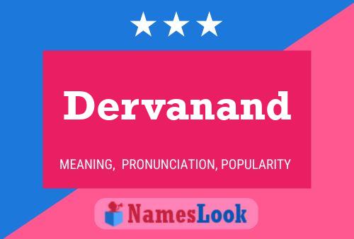 ملصق اسم Dervanand