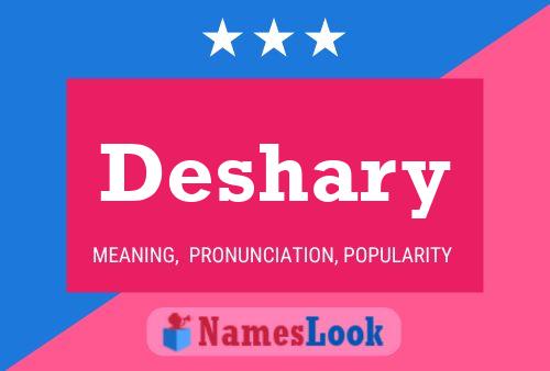 ملصق اسم Deshary