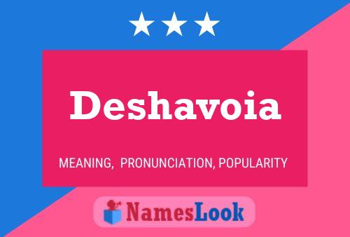 ملصق اسم Deshavoia