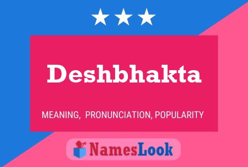 ملصق اسم Deshbhakta