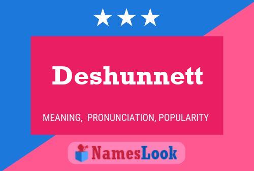 ملصق اسم Deshunnett