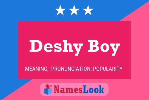 ملصق اسم Deshy Boy