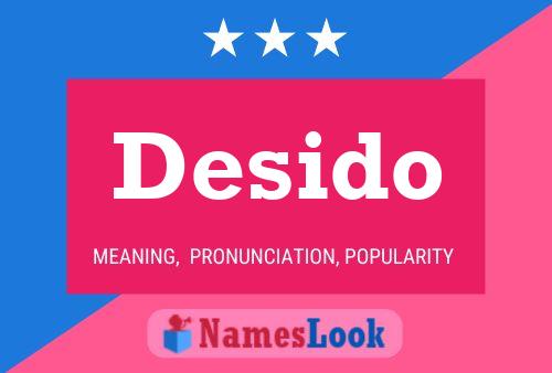 ملصق اسم Desido