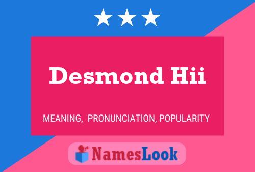 ملصق اسم Desmond Hii