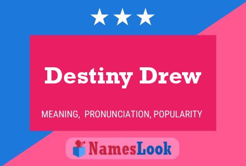 ملصق اسم Destiny Drew