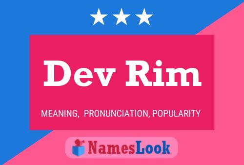 ملصق اسم Dev Rim