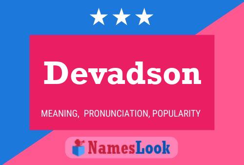 ملصق اسم Devadson