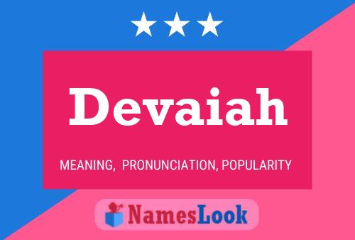 ملصق اسم Devaiah