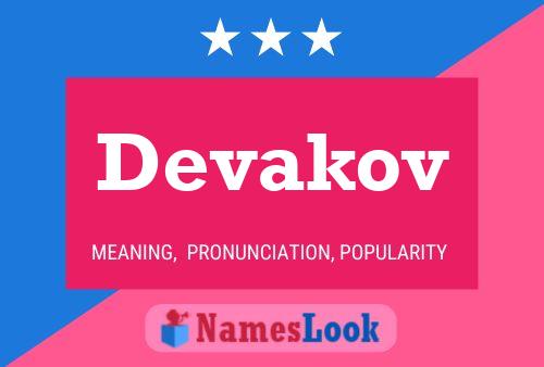 ملصق اسم Devakov