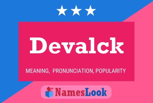 ملصق اسم Devalck