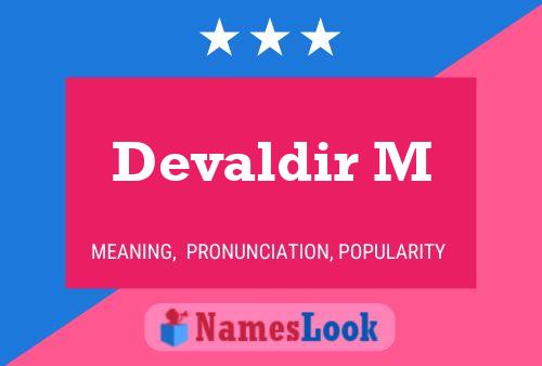 ملصق اسم Devaldir M