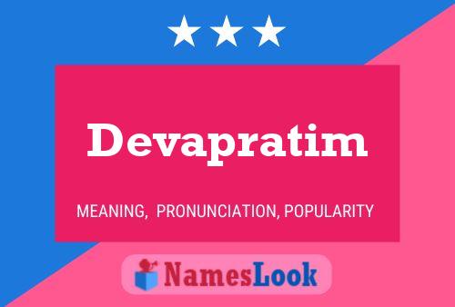 ملصق اسم Devapratim