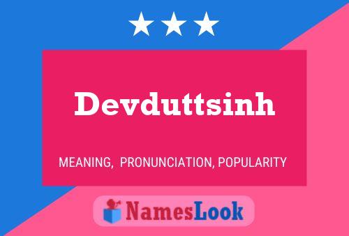 ملصق اسم Devduttsinh