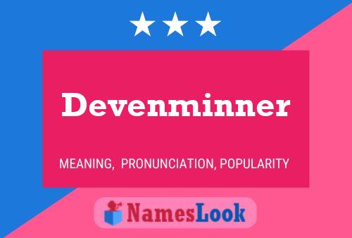 ملصق اسم Devenminner