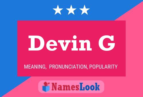 ملصق اسم Devin G