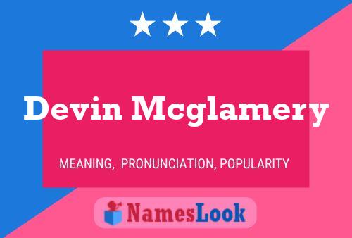 ملصق اسم Devin Mcglamery