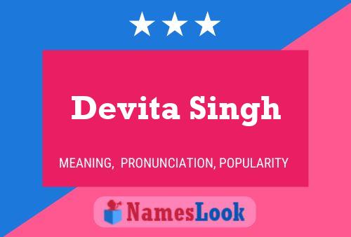 ملصق اسم Devita Singh