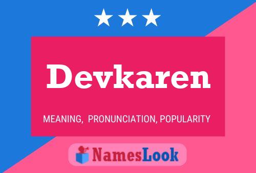 ملصق اسم Devkaren