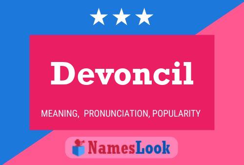 ملصق اسم Devoncil