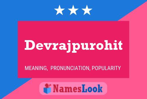 ملصق اسم Devrajpurohit