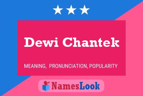 ملصق اسم Dewi Chantek