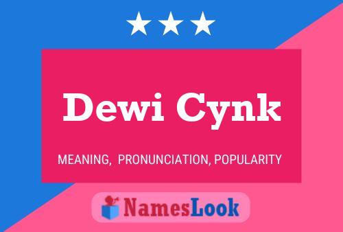 ملصق اسم Dewi Cynk