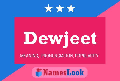 ملصق اسم Dewjeet