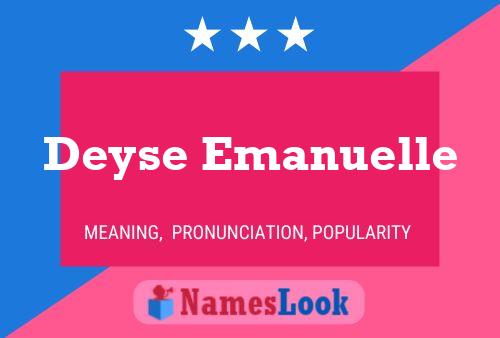 ملصق اسم Deyse Emanuelle