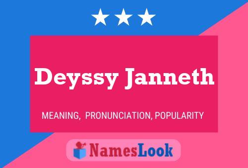 ملصق اسم Deyssy Janneth