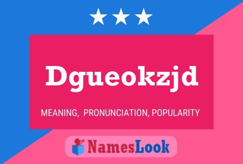 ملصق اسم Dgueokzjd