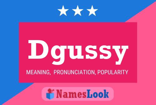 ملصق اسم Dgussy