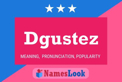 ملصق اسم Dgustez