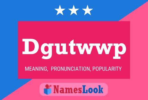 ملصق اسم Dgutwwp