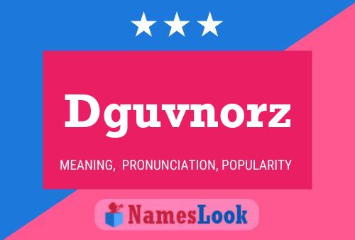 ملصق اسم Dguvnorz