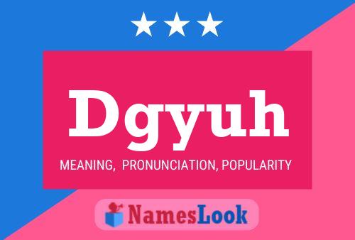 ملصق اسم Dgyuh