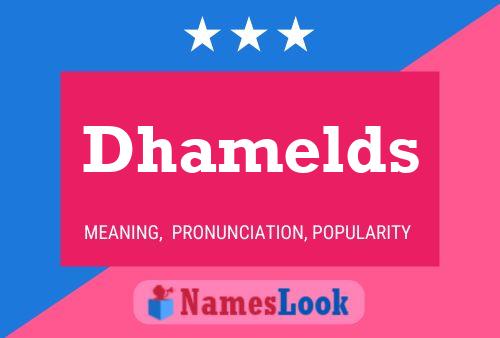 ملصق اسم Dhamelds