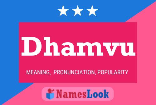 ملصق اسم Dhamvu