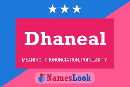 ملصق اسم Dhaneal