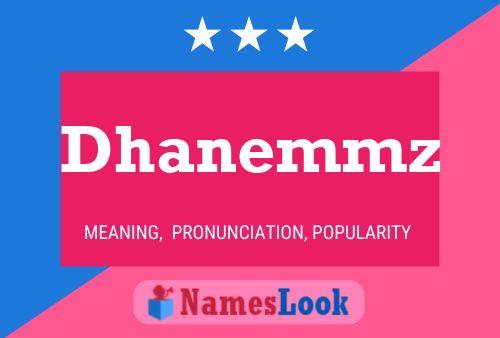 ملصق اسم Dhanemmz