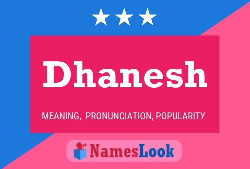 ملصق اسم Dhanesh