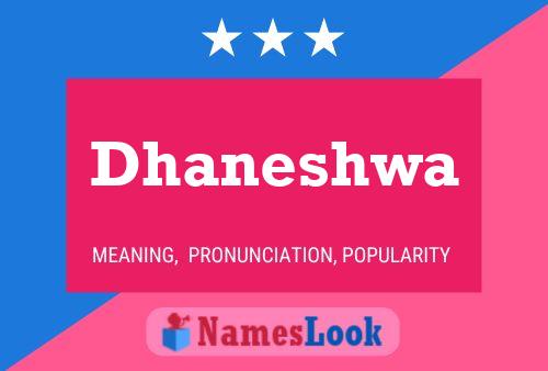 ملصق اسم Dhaneshwa